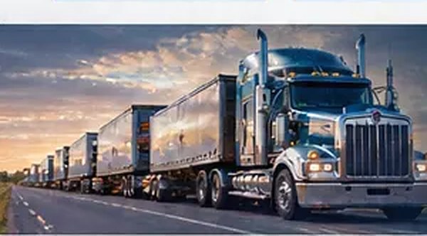 Goodman Diesel Services fleet truck on the highway